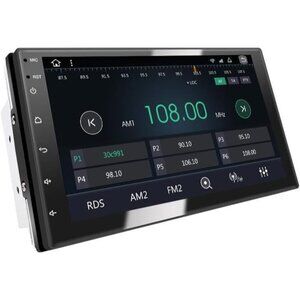 Octa-Core Android 13.0 Car Stereo w/ CarPlay, 4K Video & Backup Camera (7")